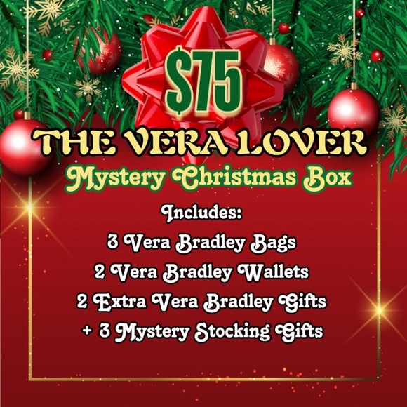 NOW Thru 12/20 Vera Bradley Christmas Mystery Box! While Supplies Last! - Picture 1 of 9